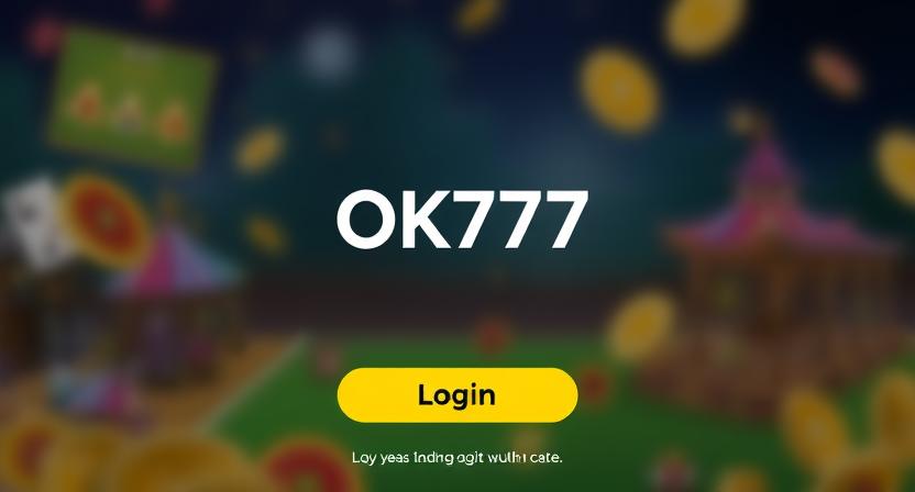 Simple registration for new OK777 users